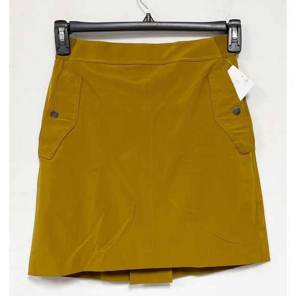 Athleta Pants - Athleta Vienna Cargo Skort Brass Yellow size 4 new with tags